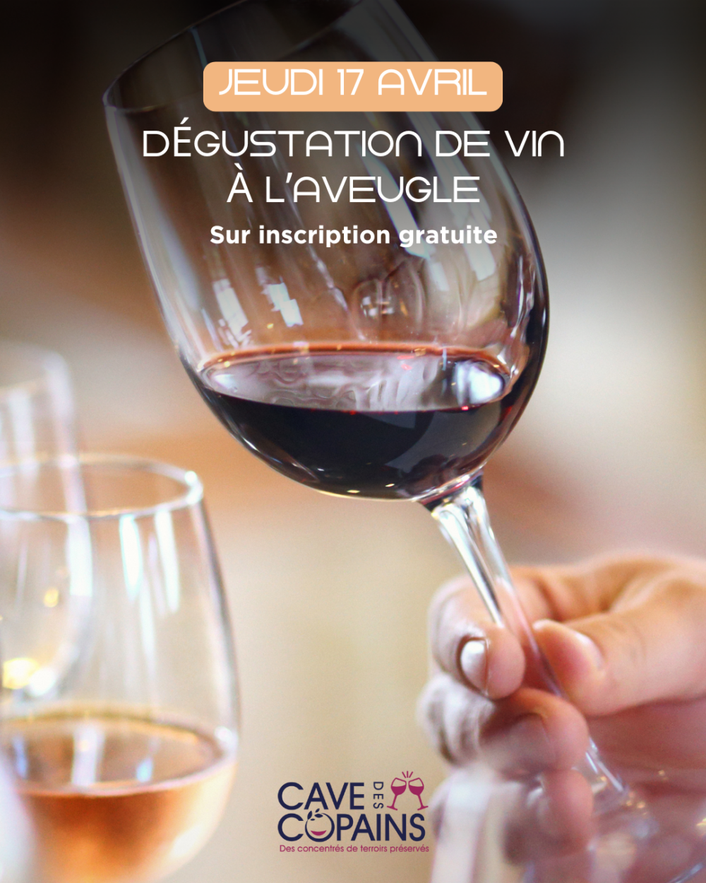 Dégustation de vin à l'aveugle