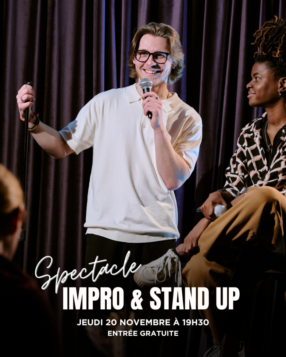 Spectacle impro et stand up gratuit